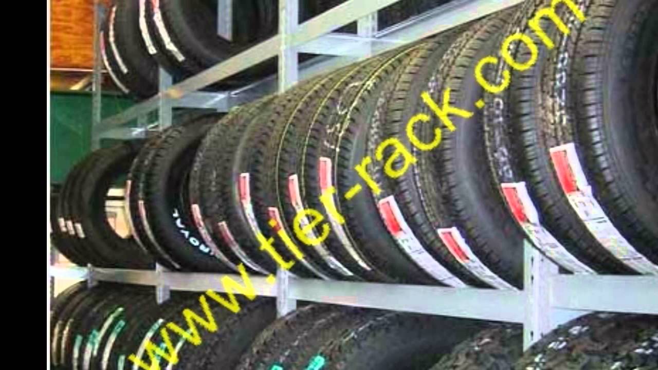 Custom Tire Rack Tier-Rack.com Tire Racks - Custom Warehouse Storage Solutions