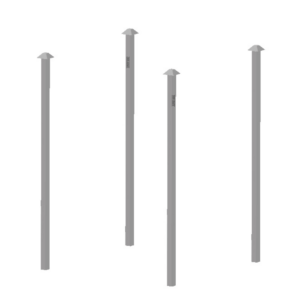 set of 4 2000 lbs posts