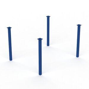 Warehouse Stack Rack Posts 2,000 lbs Capacity