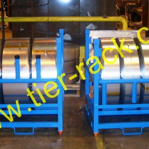 Heavy-duty aluminum coil storage rack