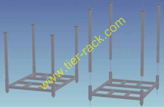 Tier-Rack Custom Warehouse Racks, Stack Racks, Wire Mesh Bins, Pad Racks, Pallet Racks, Portable Racks, Moveable Racks