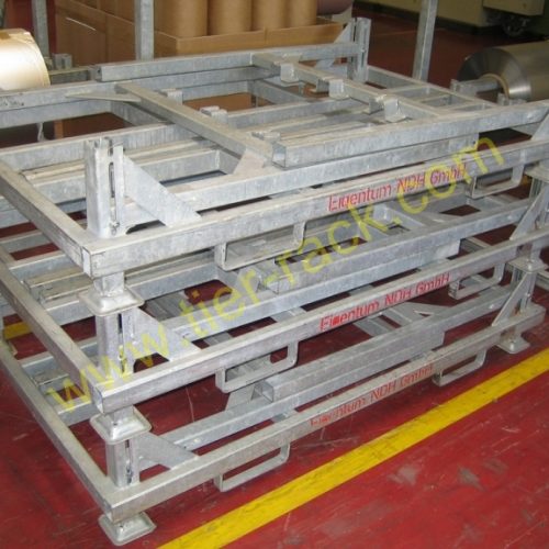 heavy duty collapsible stack rack